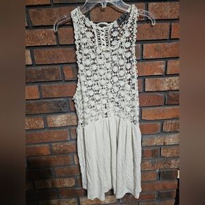 Pol knitted white top